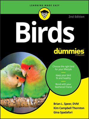 cover image of Birds For Dummies